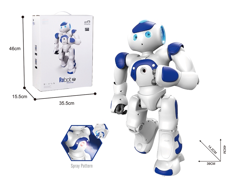 R/C ROBOT W/SPRAY,4COLOURS - HP1230308