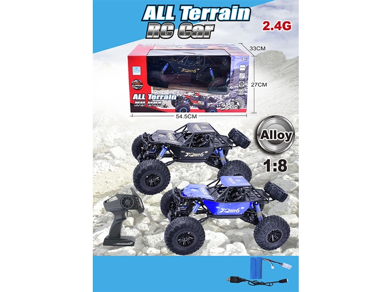 1:8 2.4G R/C CLIMBING CAR,2COLOURS - HP1230309