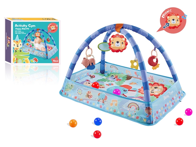 CRAWLING CARPET GYM W/BALL 8PCS - HP1230363
