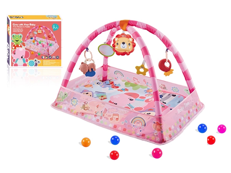CRAWLING CARPET GYM W/BALL 8PCS - HP1230364