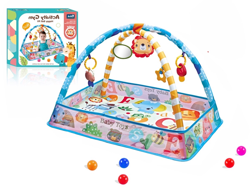 CRAWLING CARPET GYM W/BALL 8PCS - HP1230378