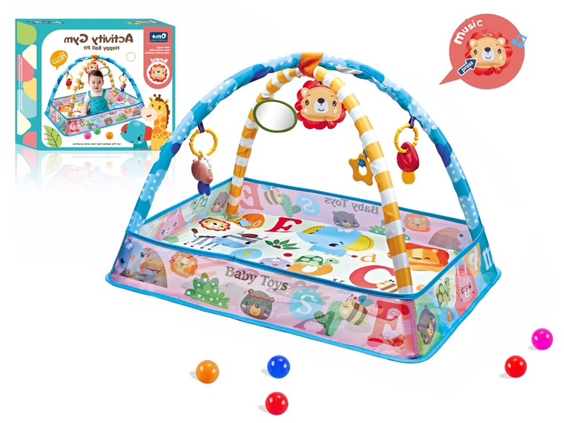 CRAWLING CARPET GYM W/BALL 8PCS - HP1230379