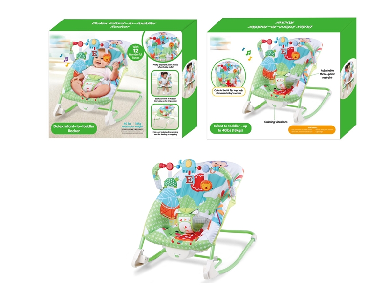 BABY ROCKING CHAIR W/MUSIC & VIBRATION - HP1230502