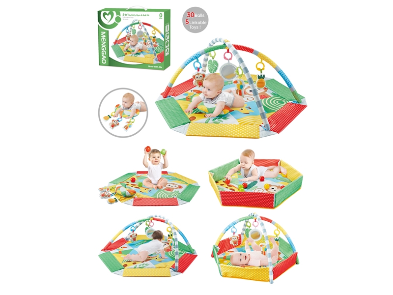  CRAWLING CARPET GYM + 30PCS BALL + PILLOW - HP1230927