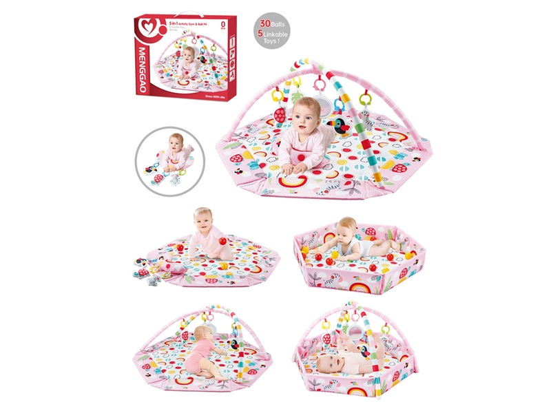 CRAWLING CARPET GYM + 30PCS BALL + PILLOW - HP1230929