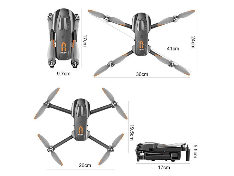 QUAD-COPTER W/HD CAMERA (INDUCTION OBSTACLE AVOIDANCE) - HP1231351
