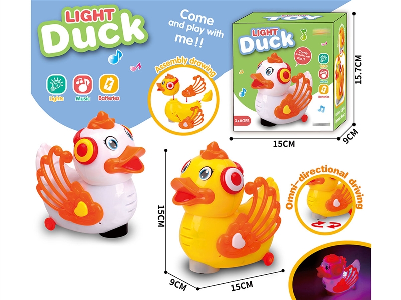 B/O BUMP & GO DUCK W/LIGHT & MUSIC - HP1232002