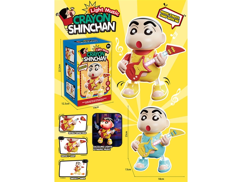 B/O CRAYON SHIN-CHAN W/LIGHT & MUSIC - HP1232003
