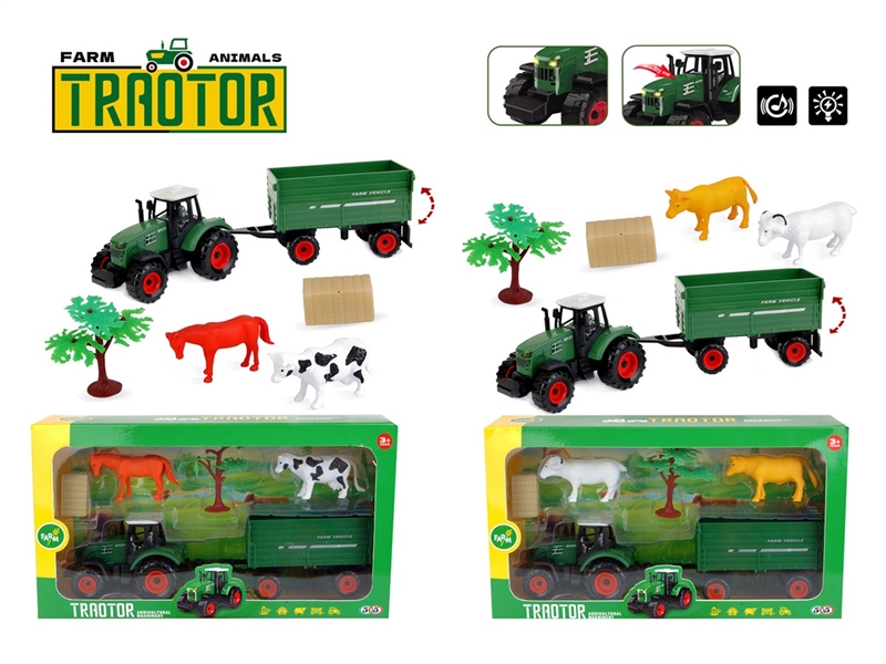FREE WAY FARMER CAR W/LIGHT & SOUND , 2ASST - HP1232162