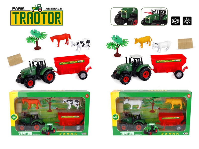 FREE WAY FARMER CAR W/LIGHT & SOUND , 2ASST - HP1232163