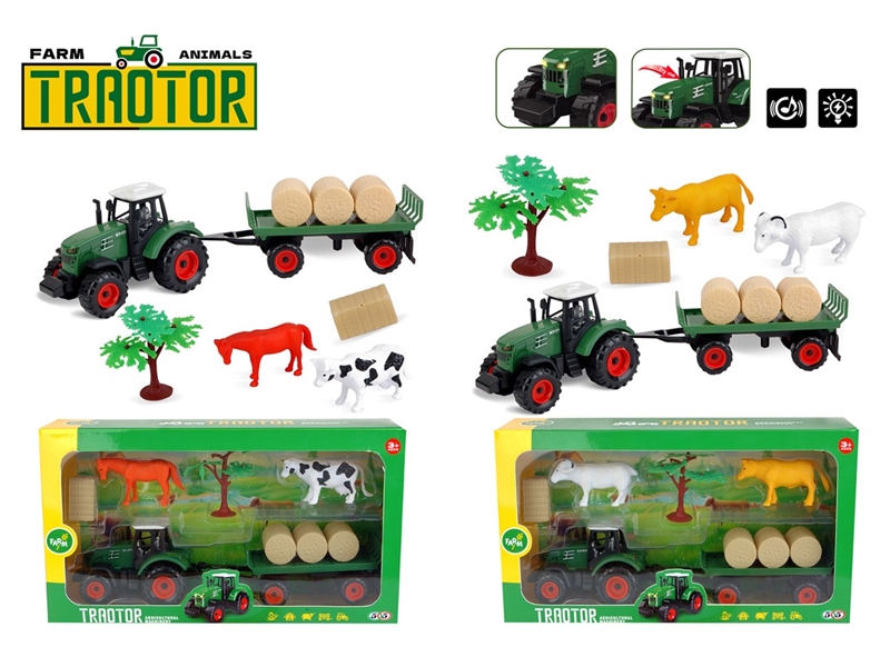 FREE WAY FARMER CAR W/LIGHT & SOUND , 2ASST - HP1232164