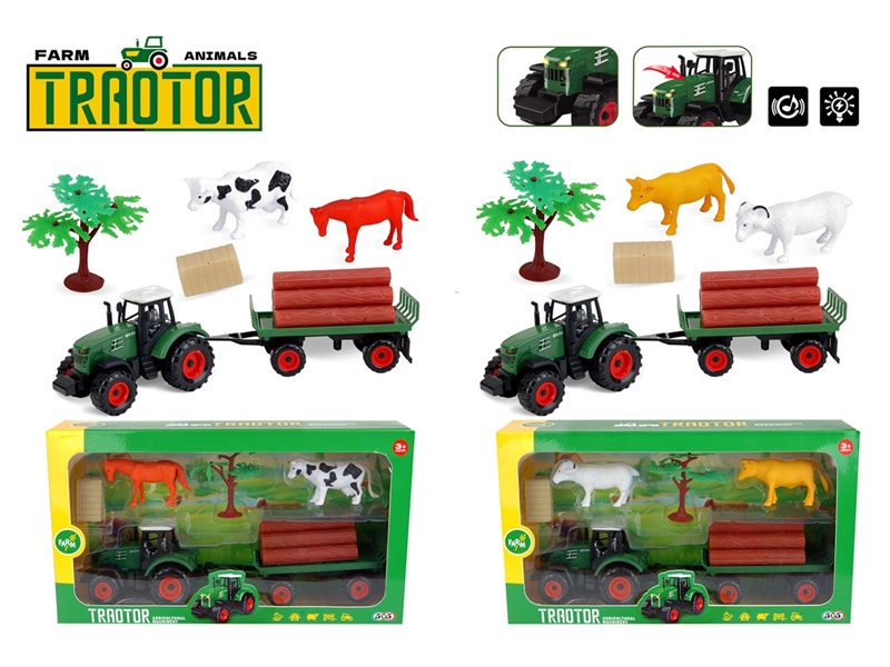 FREE WAY FARMER CAR W/LIGHT & SOUND , 2ASST - HP1232165