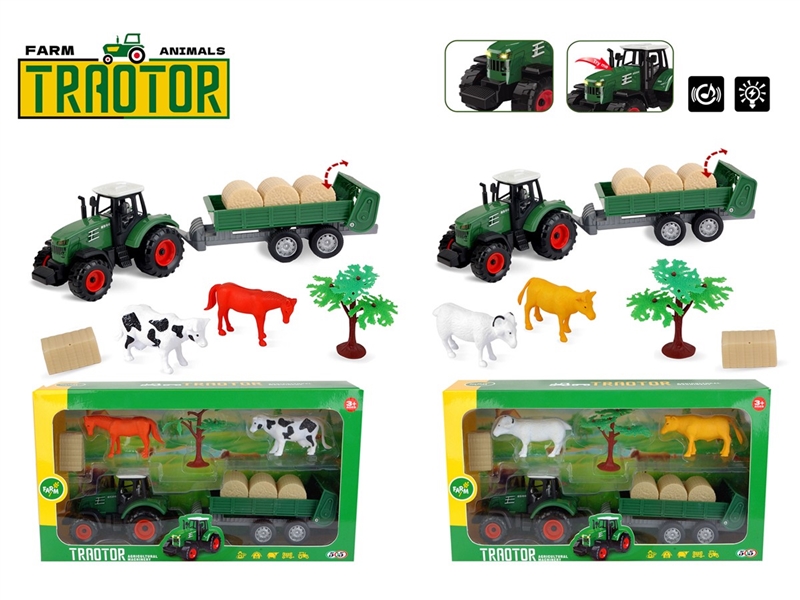 FREE WAY FARMER CAR W/LIGHT & SOUND , 2ASST - HP1232167