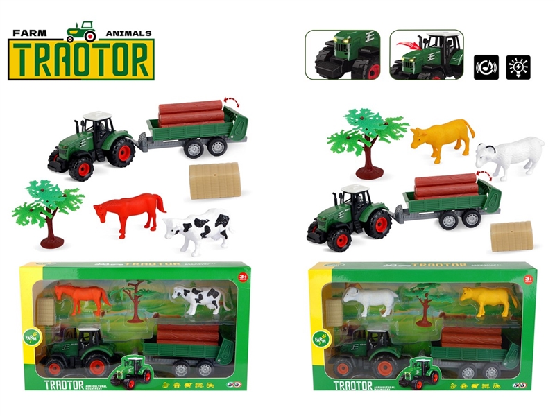 FREE WAY FARMER CAR W/LIGHT & SOUND , 2ASST - HP1232168
