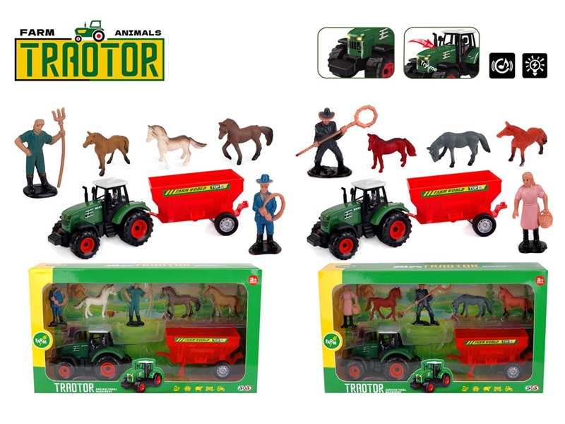 FREE WAY FARMER CAR W/LIGHT & SOUND , 2ASST - HP1232170