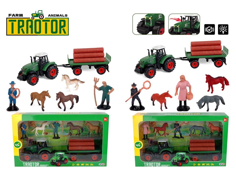FREE WAY FARMER CAR W/LIGHT & SOUND , 2ASST - HP1232172
