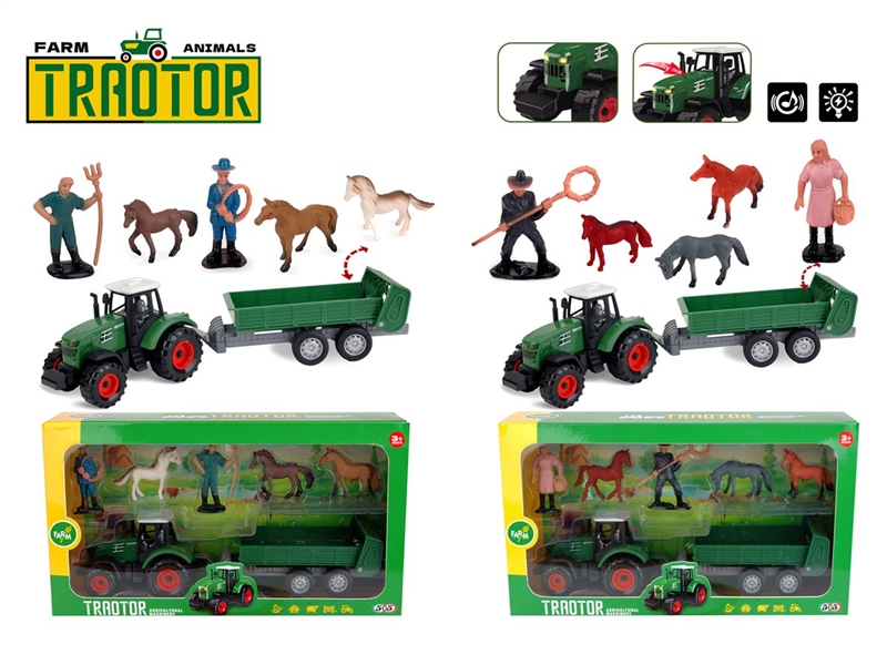 FREE WAY FARMER CAR W/LIGHT & SOUND , 2ASST - HP1232173
