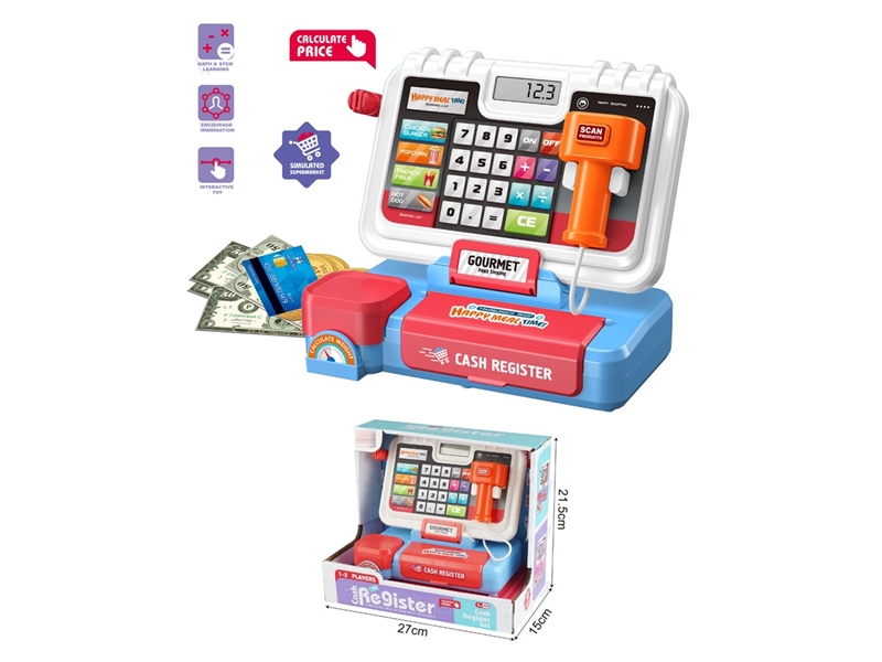 CASH REGISTER SET W/LIGHT & SOUND - HP1232202