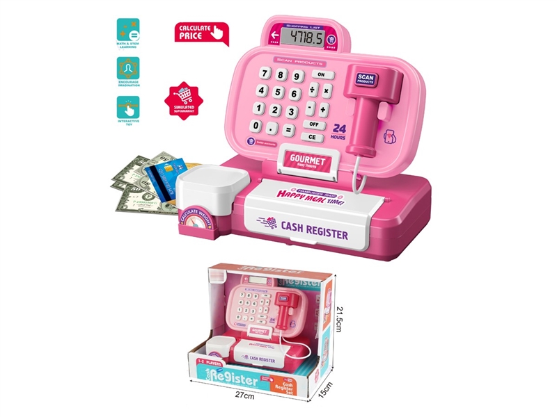 CASH REGISTER SET W/LIGHT & SOUND - HP1232204