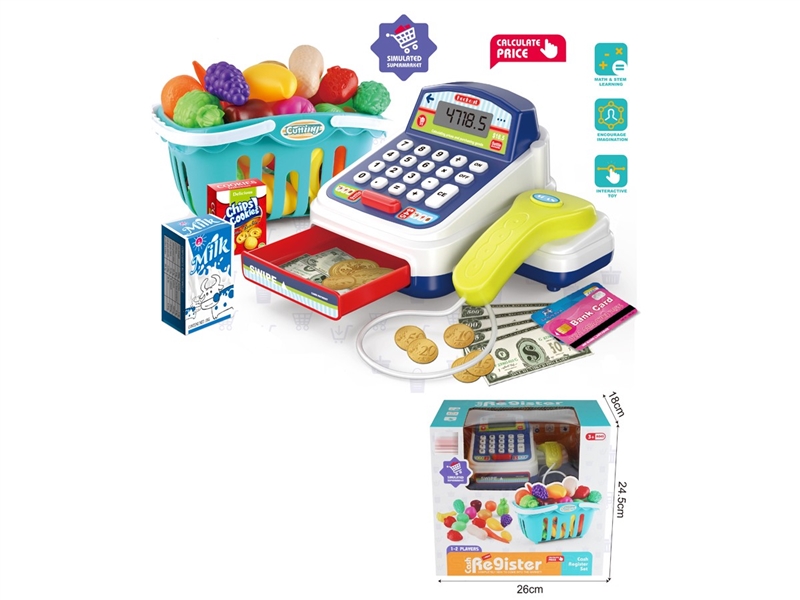 CASH REGISTER SET W/LIGHT & SOUND - HP1232211