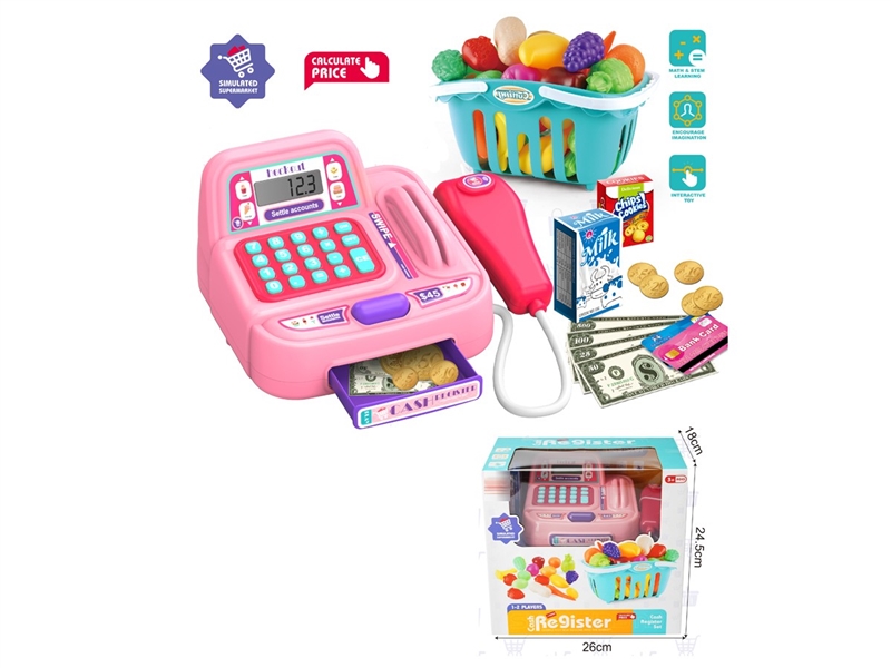 CASH REGISTER SET W/LIGHT & SOUND - HP1232213