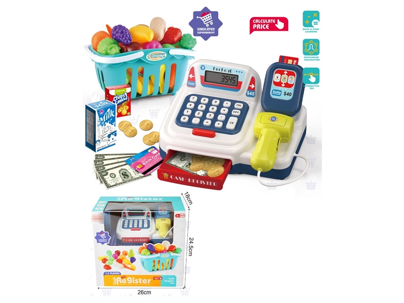 CASH REGISTER SET W/LIGHT & SOUND - HP1232214