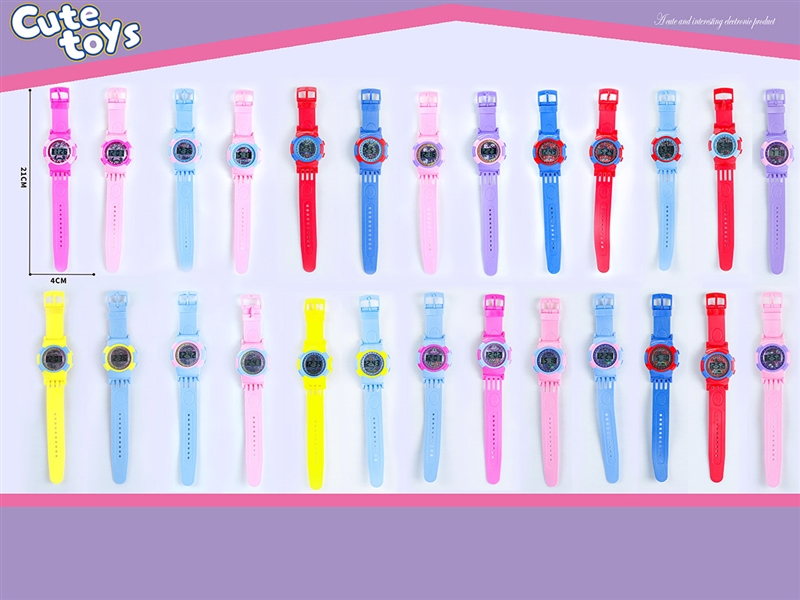ELECTRONIC WATCH,12ASST,26COLOURS - HP1232216