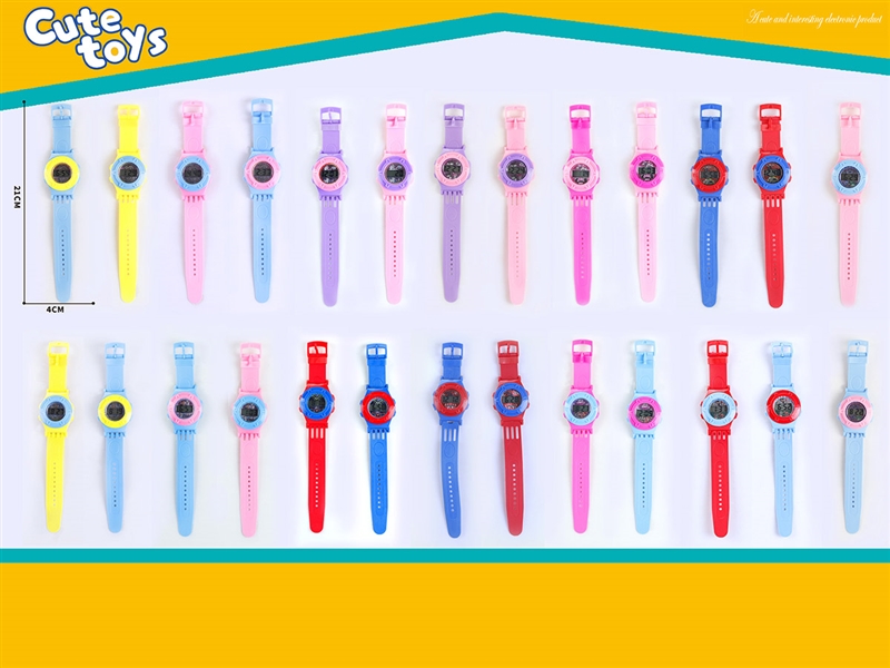 ELECTRONIC WATCH,12ASST,26COLOURS - HP1232220