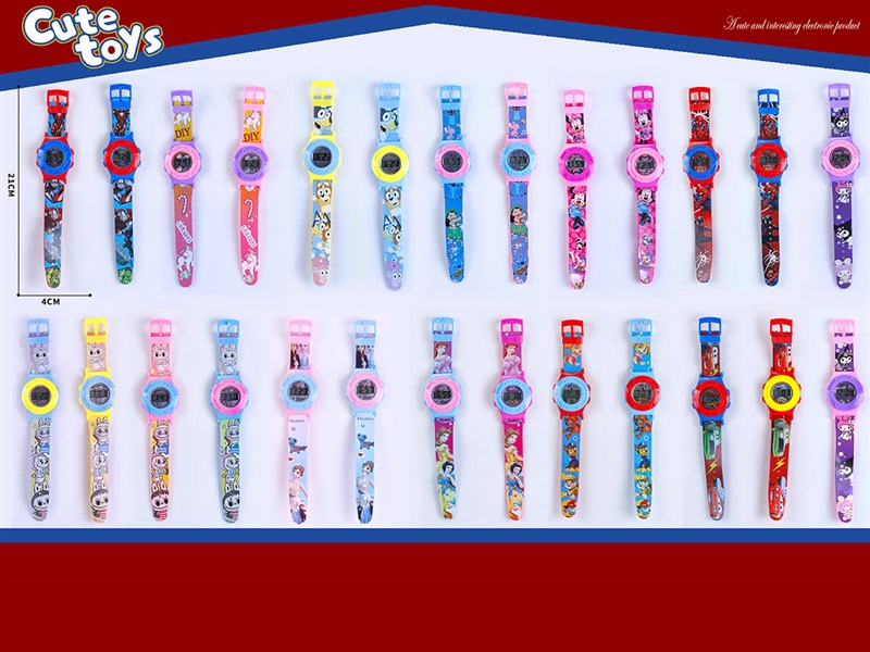 ELECTRONIC WATCH,12ASST,26COLOURS - HP1232222