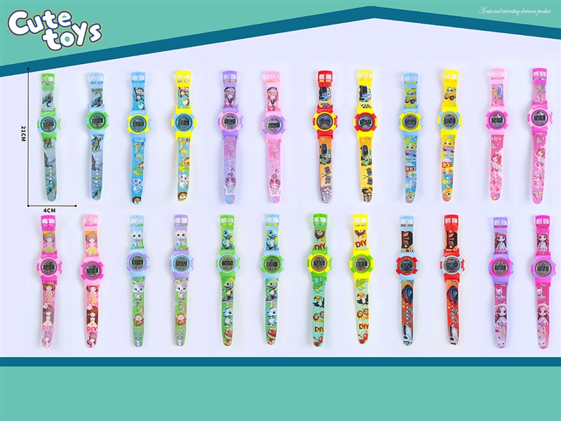 ELECTRONIC WATCH,12ASST,24COLOURS - HP1232226