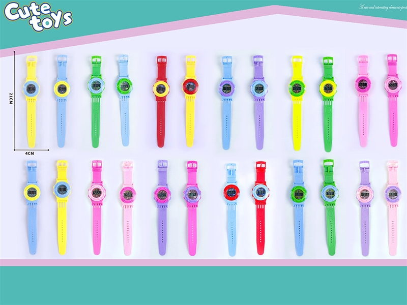 ELECTRONIC WATCH,12ASST,24COLOURS - HP1232228