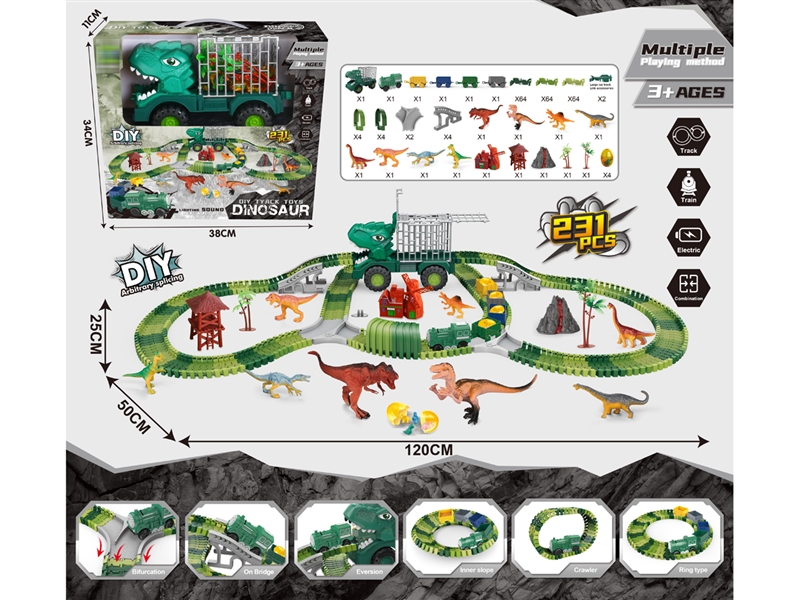 B/O RACE TRACK 231PCS - HP1232719