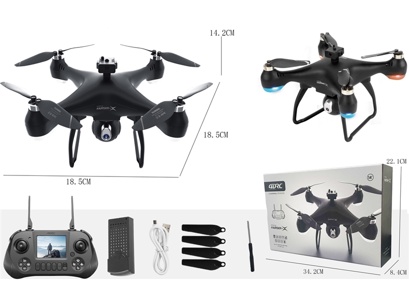 QUAD-COPTER W/HD CAMERA & OPTICAL FLOW SET HEIGHT & GPS - HP1232899