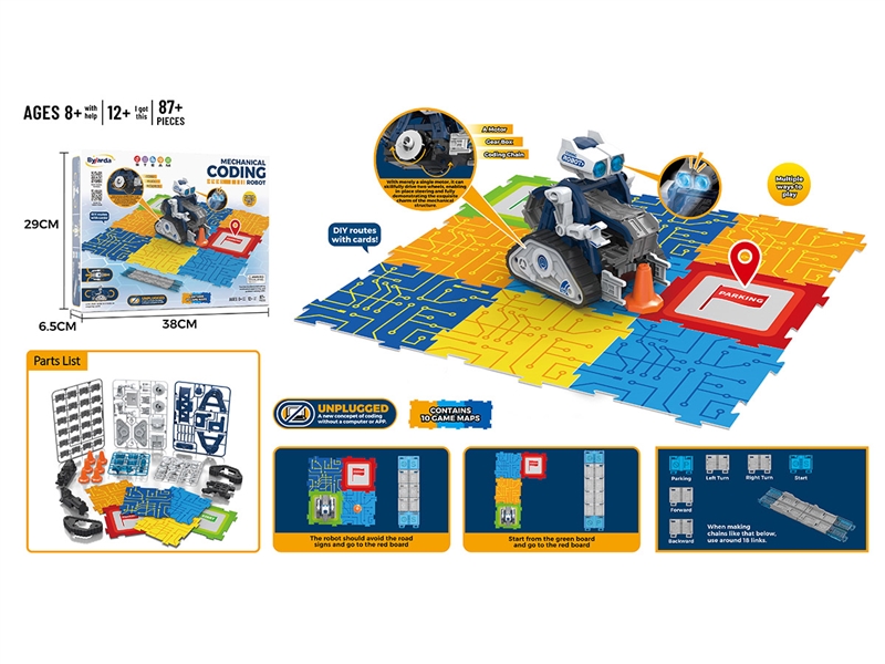 MECHANICAL CODING ROBOT 87+PCS - HP1233148