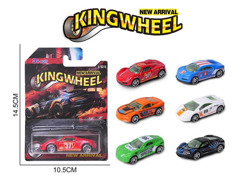 1:64 FREE WAY DIE-CAST CAR,6ASST - HP1233357