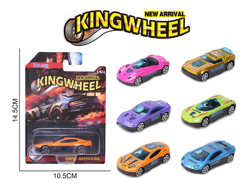 1:64 FREE WAY DIE-CAST CAR,6ASST - HP1233364
