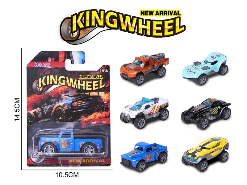 1:64 FREE WAY DIE-CAST CAR,6ASST - HP1233368