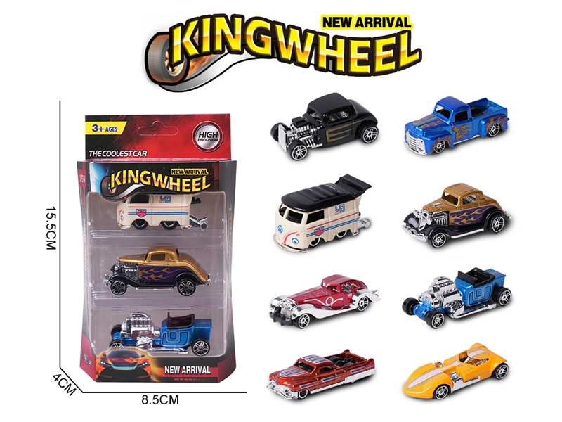 1:64 FREE WAY DIE-CAST CAR,6ASST - HP1233370