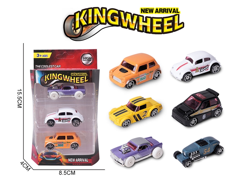 1:64 FREE WAY DIE-CAST CAR,6ASST - HP1233373