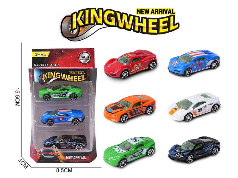 1:64 FREE WAY DIE-CAST CAR,6ASST - HP1233374