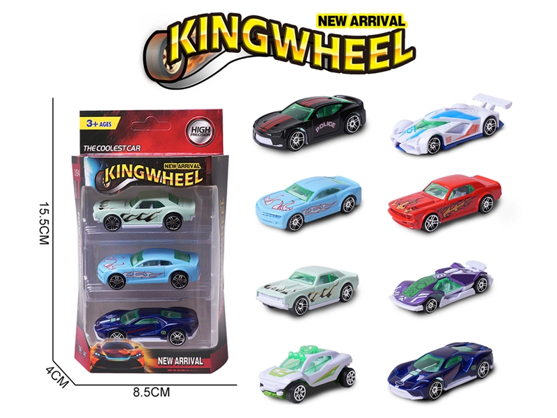 1:64 FREE WAY DIE-CAST CAR,6ASST - HP1233375