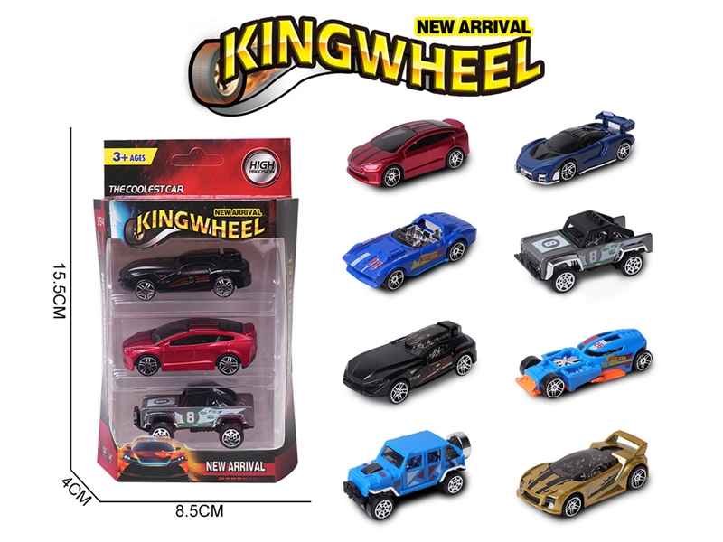 1:64 FREE WAY DIE-CAST CAR,6ASST - HP1233376