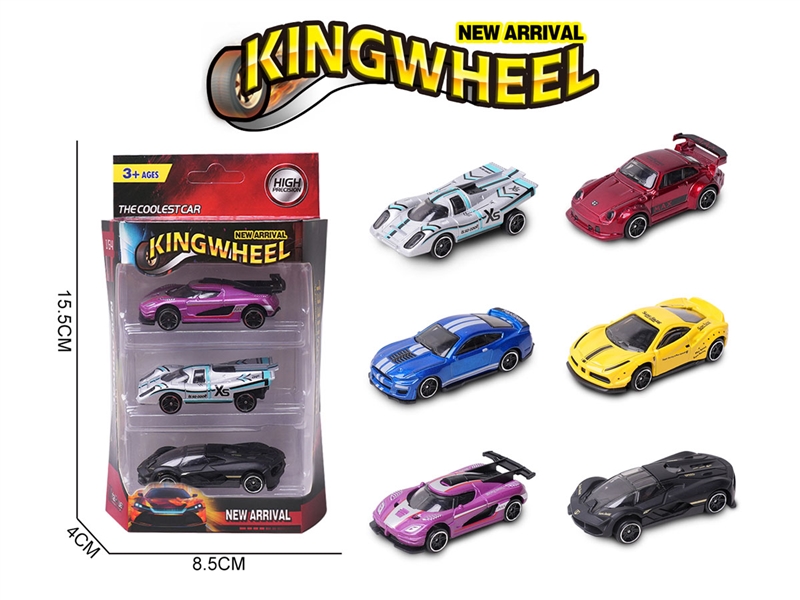 1:64 FREE WAY DIE-CAST CAR,6ASST - HP1233377