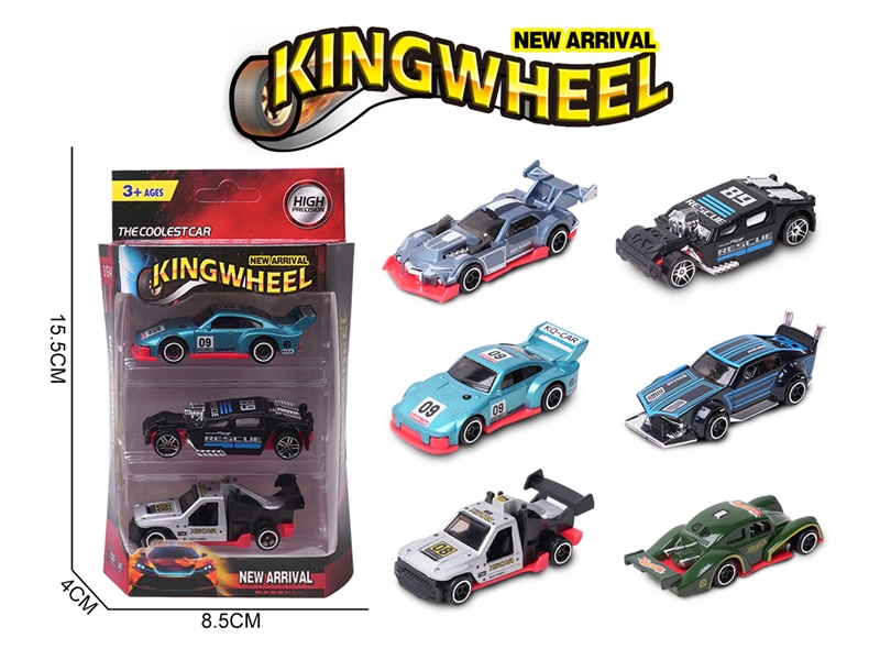 1:64 FREE WAY DIE-CAST CAR,6ASST - HP1233379