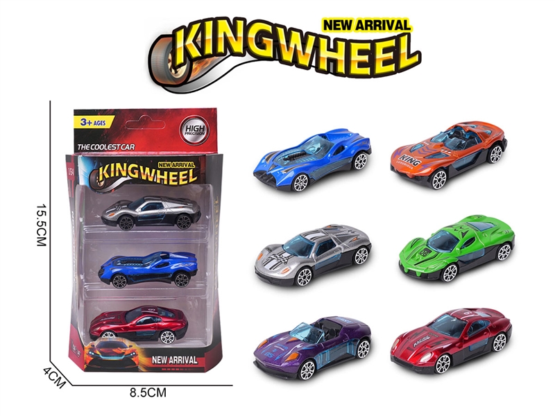 1:64 FREE WAY DIE-CAST CAR,6ASST - HP1233380