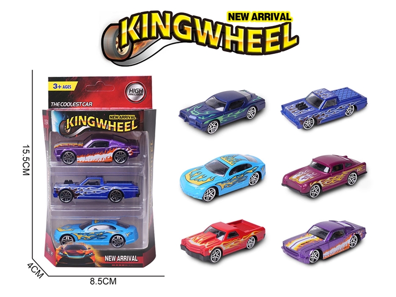 1:64 FREE WAY DIE-CAST CAR,6ASST - HP1233382