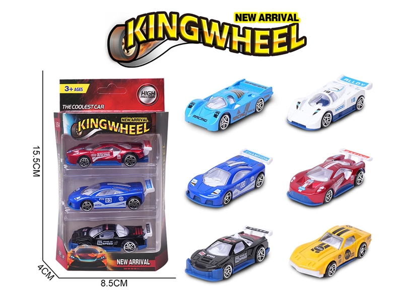1:64 FREE WAY DIE-CAST CAR,6ASST - HP1233383
