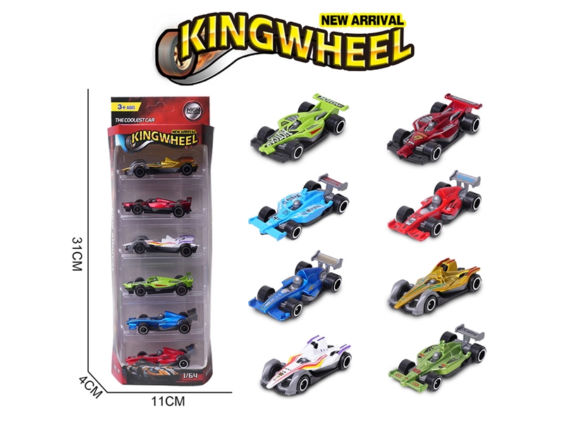 1:64 FREE WAY DIE-CAST CAR,6ASST - HP1233418