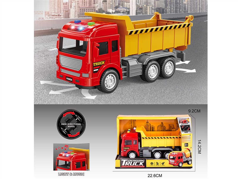 B/O BUMP & GO CONSTRUCTION TRUCK W/LIGHT & MUSIC - HP1233426