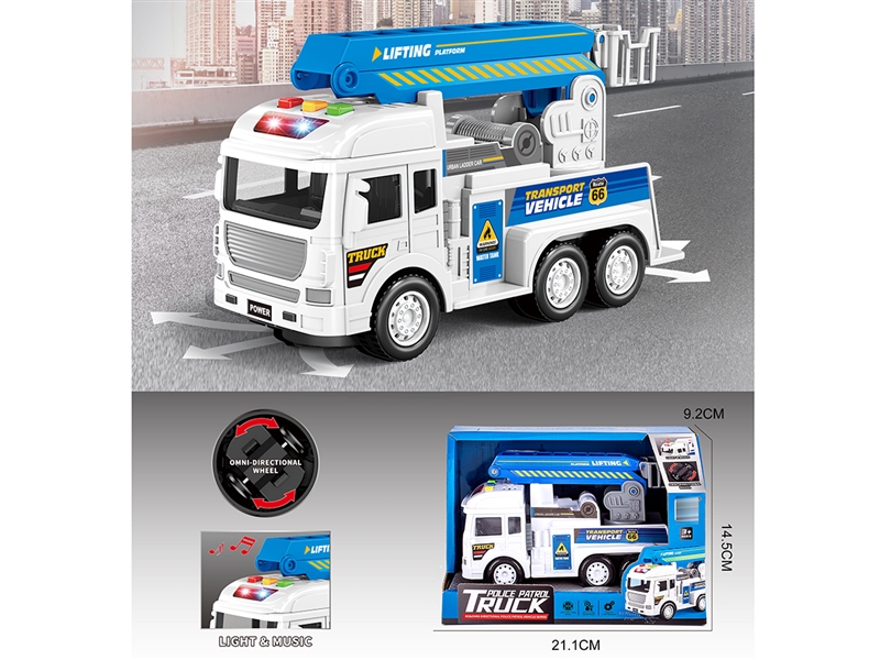 B/O BUMP & GO CONSTRUCTION TRUCK W/LIGHT & MUSIC - HP1233432